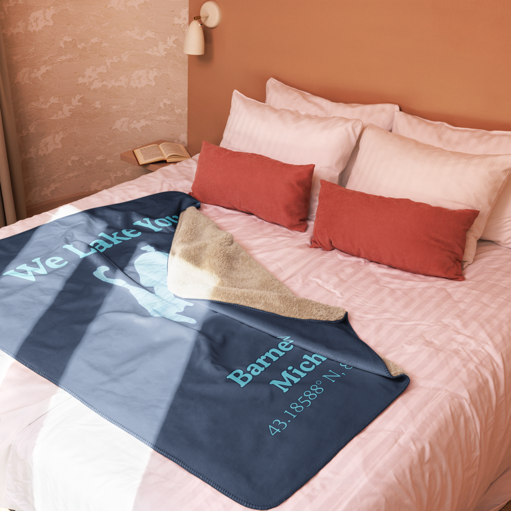 Barnes Lake Sherpa Blanket