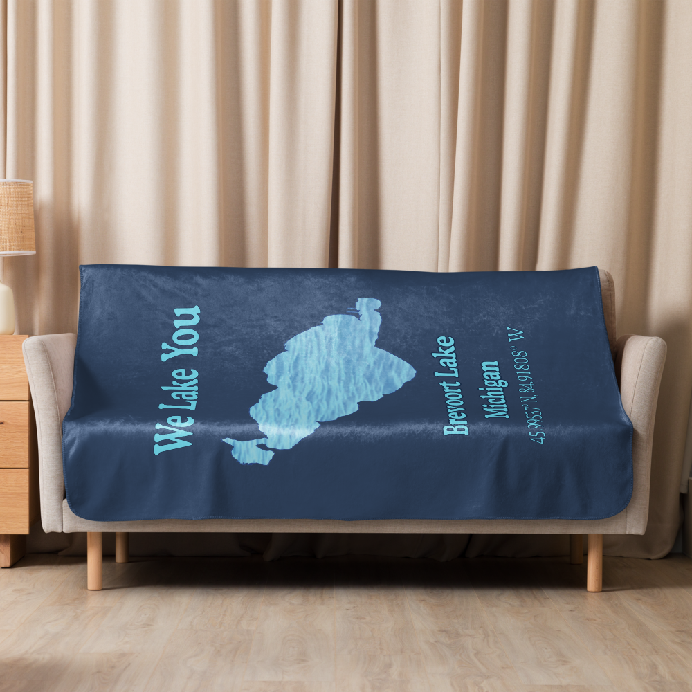 Brevoort Lake Sherpa Blanket