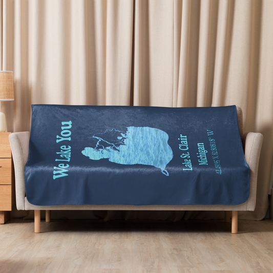Lake St. Clair Sherpa Blanket
