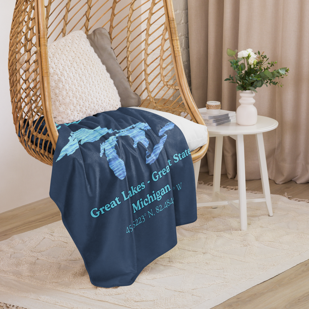 Great Lakes - Great State Sherpa Blanket