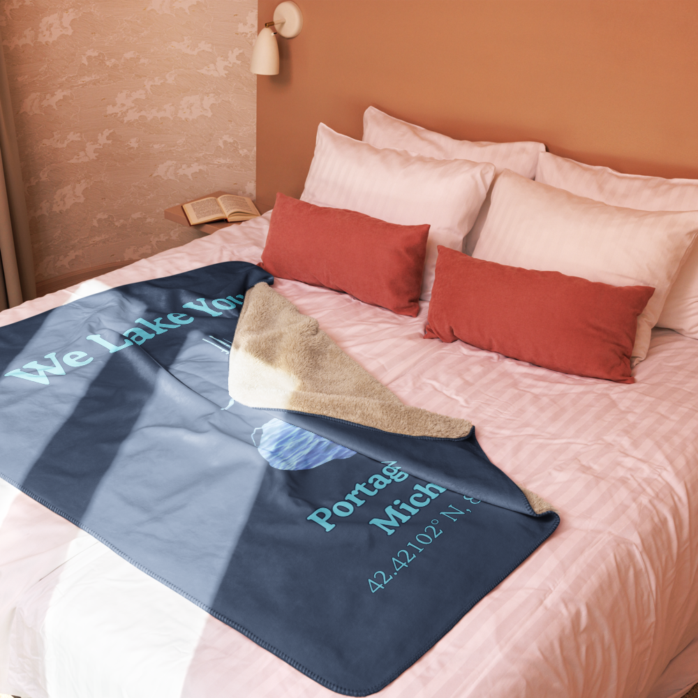 Portage Lake Sherpa Blanket