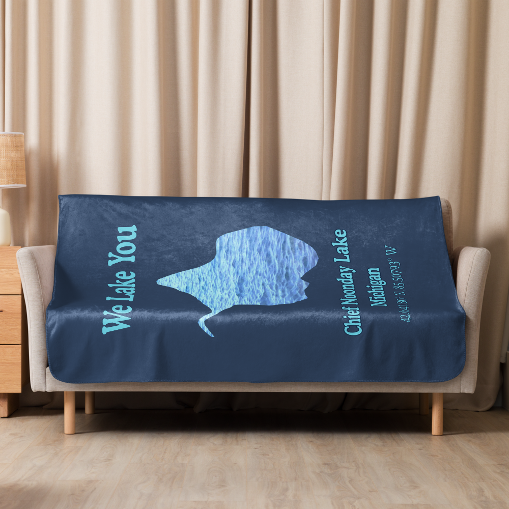 Chief Noonday Lake Sherpa Blanket