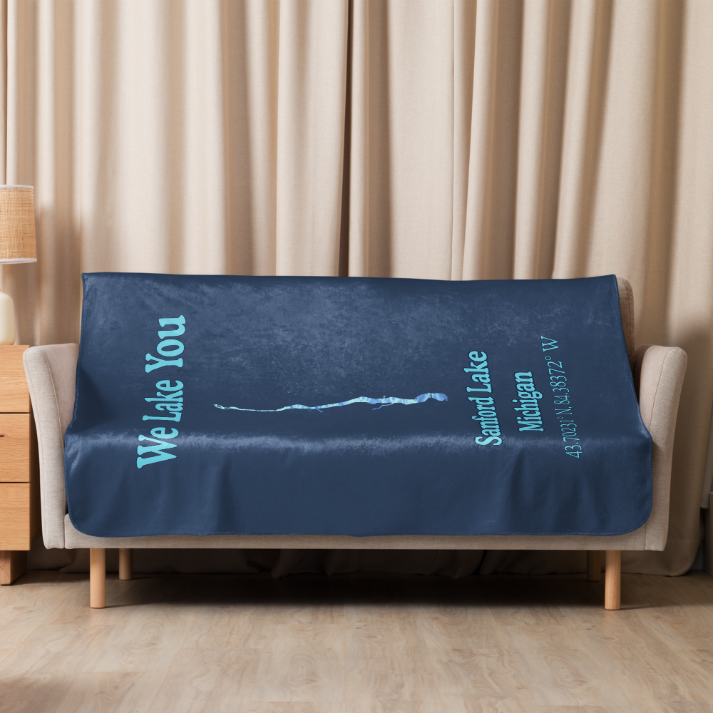 Sanford Lake Sherpa Blanket