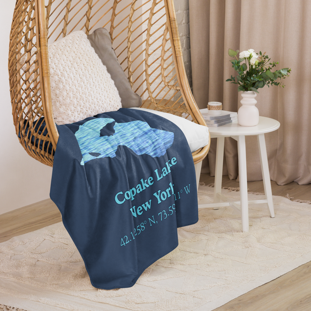 Copake Lake Sherpa Blanket