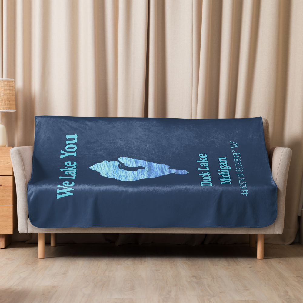 Duck Lake Sherpa Blanket