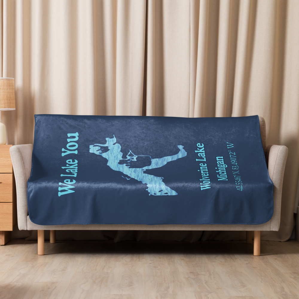 Wolverine Lake Sherpa Blanket