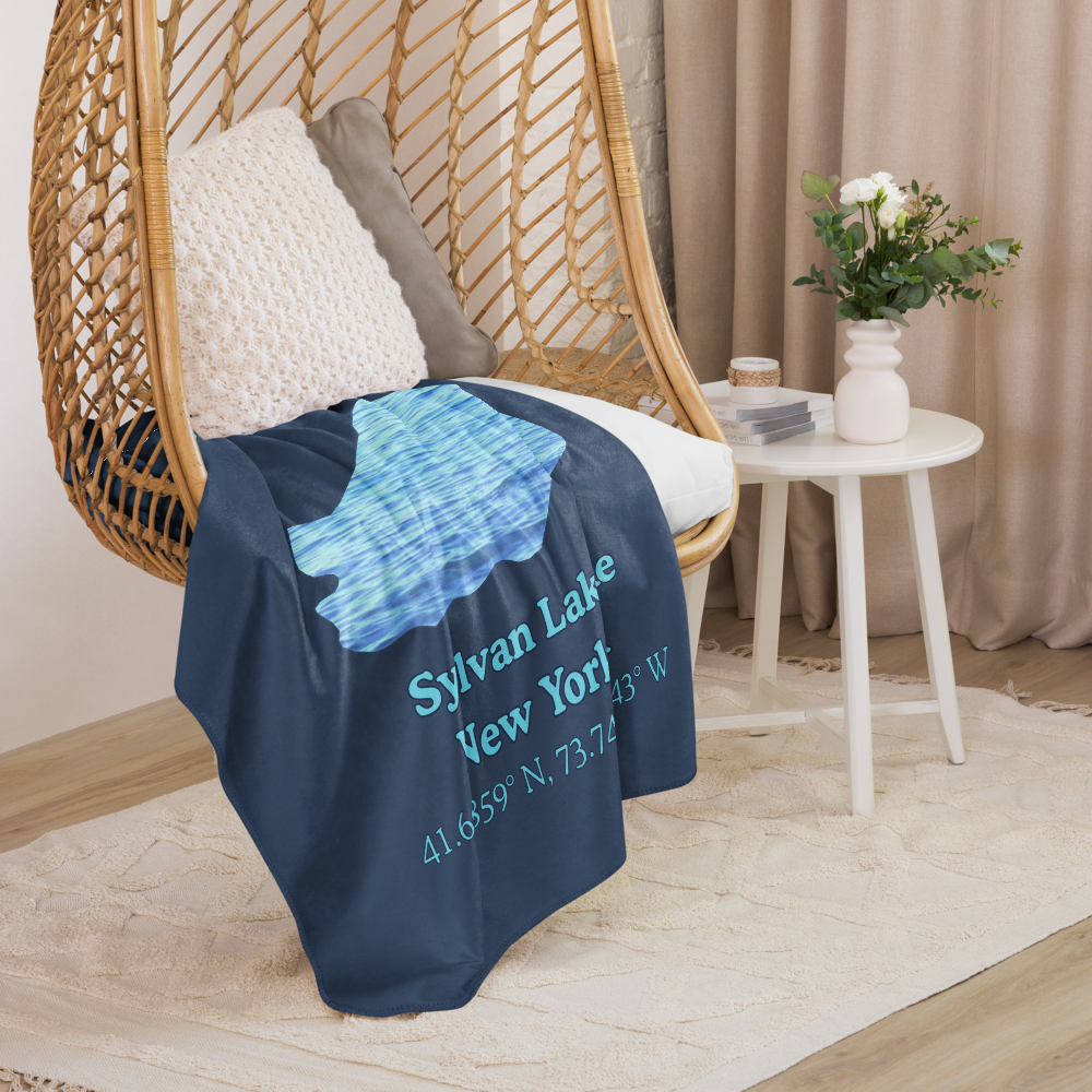 Sylvan Lake Sherpa Blanket