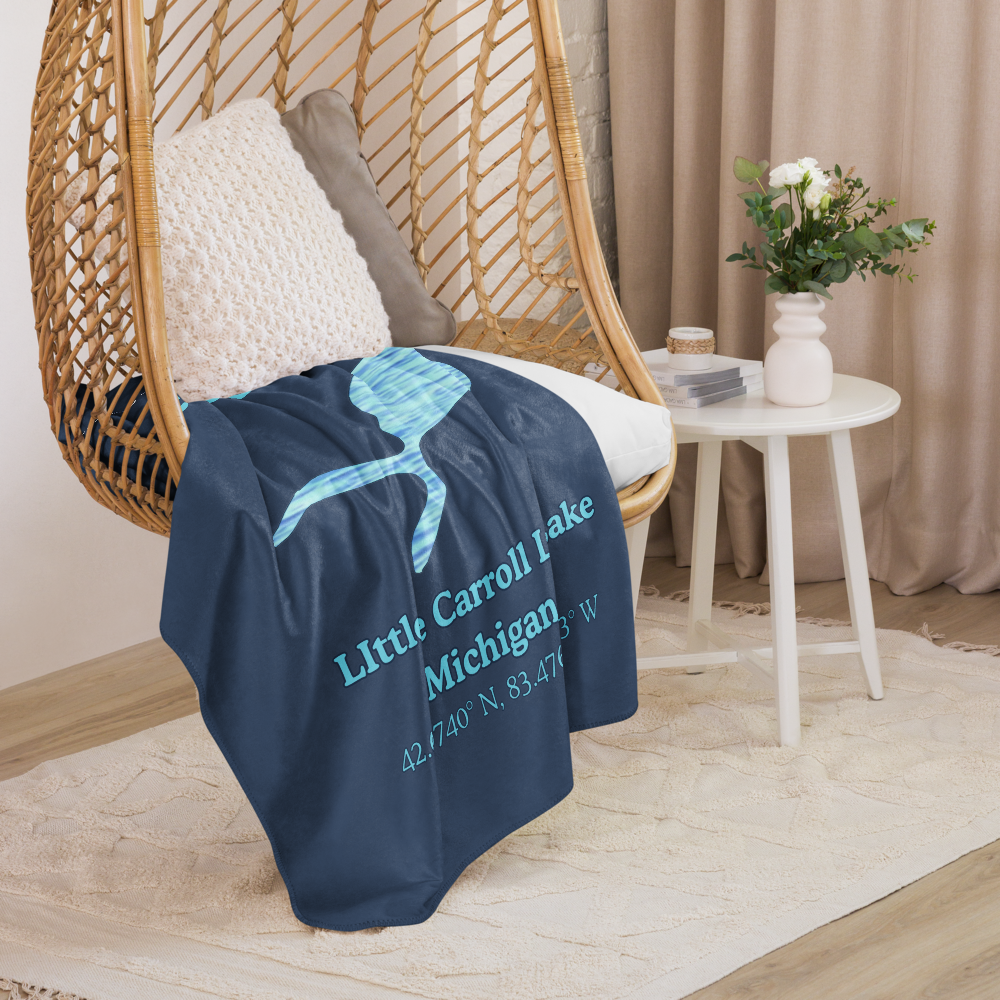 LIttle Carroll Lake Sherpa Blanket