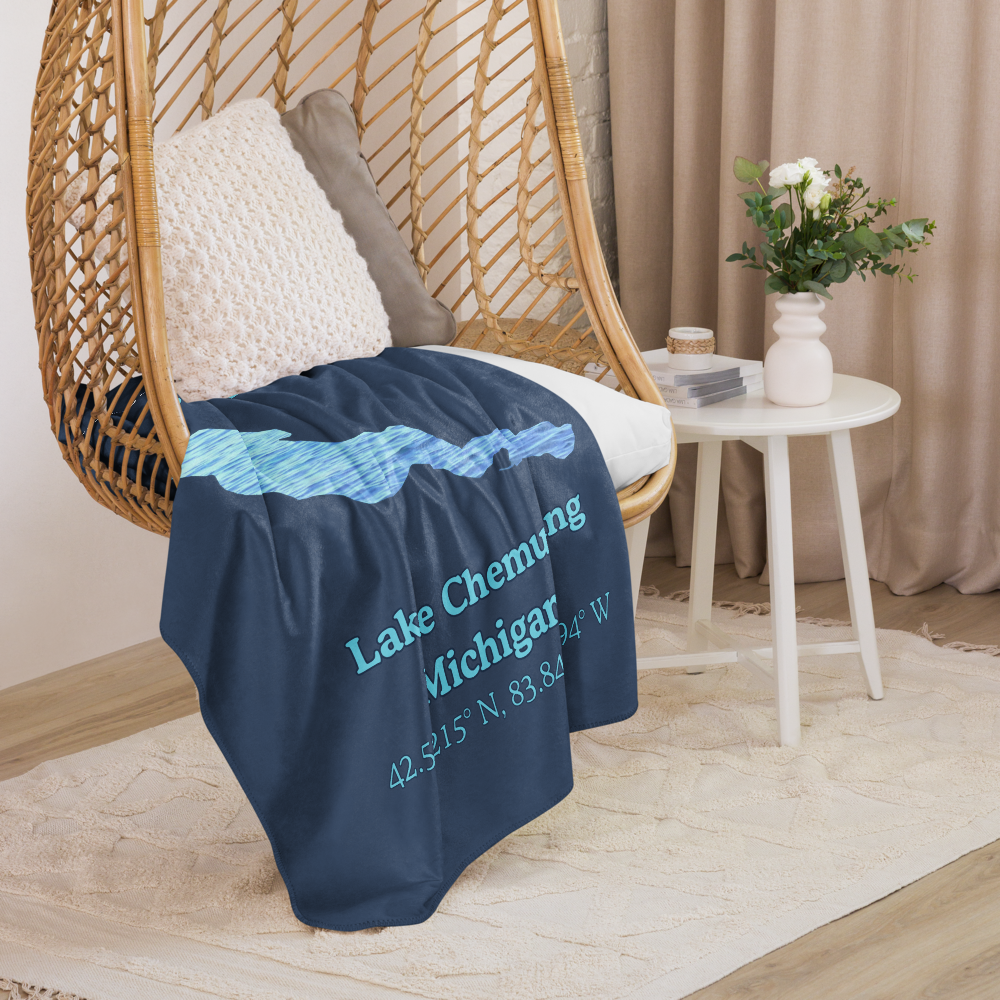Lake Chemung Sherpa Blanket