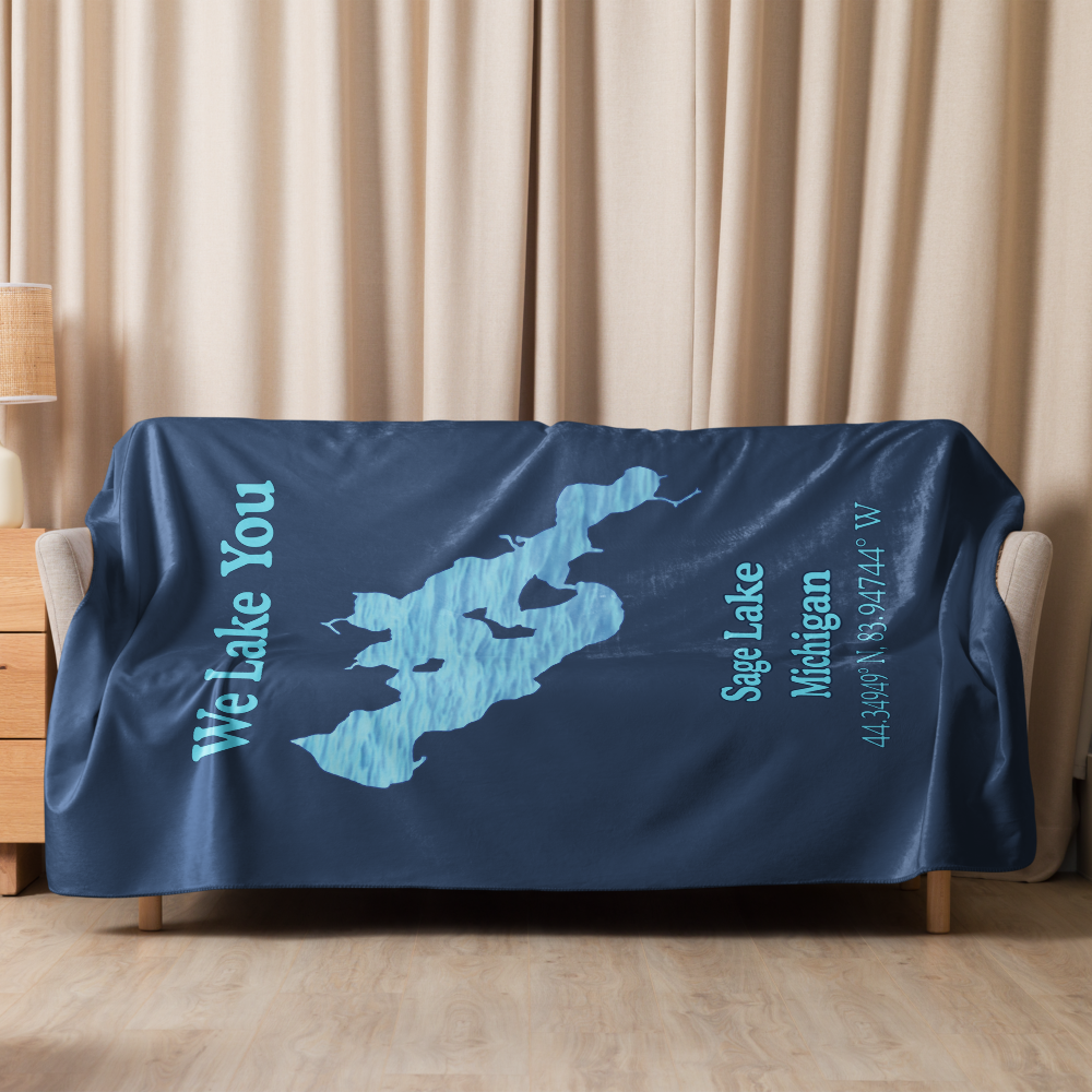 Sage Lake Sherpa Blanket