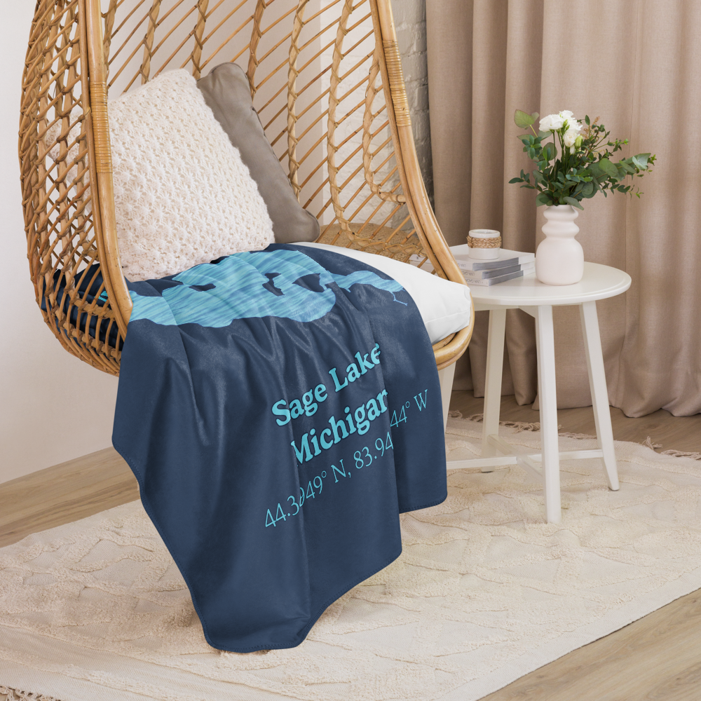 Sage Lake Sherpa Blanket