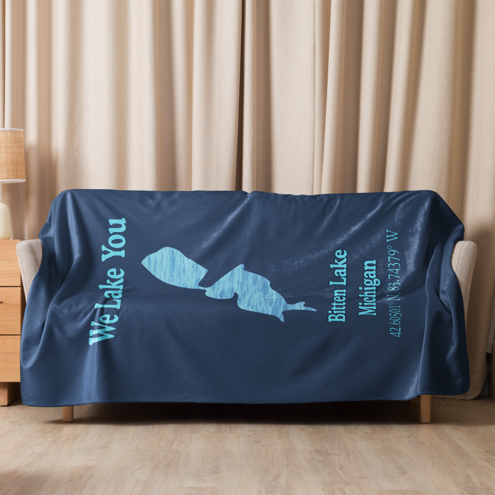 Bitten Lake Sherpa Blanket