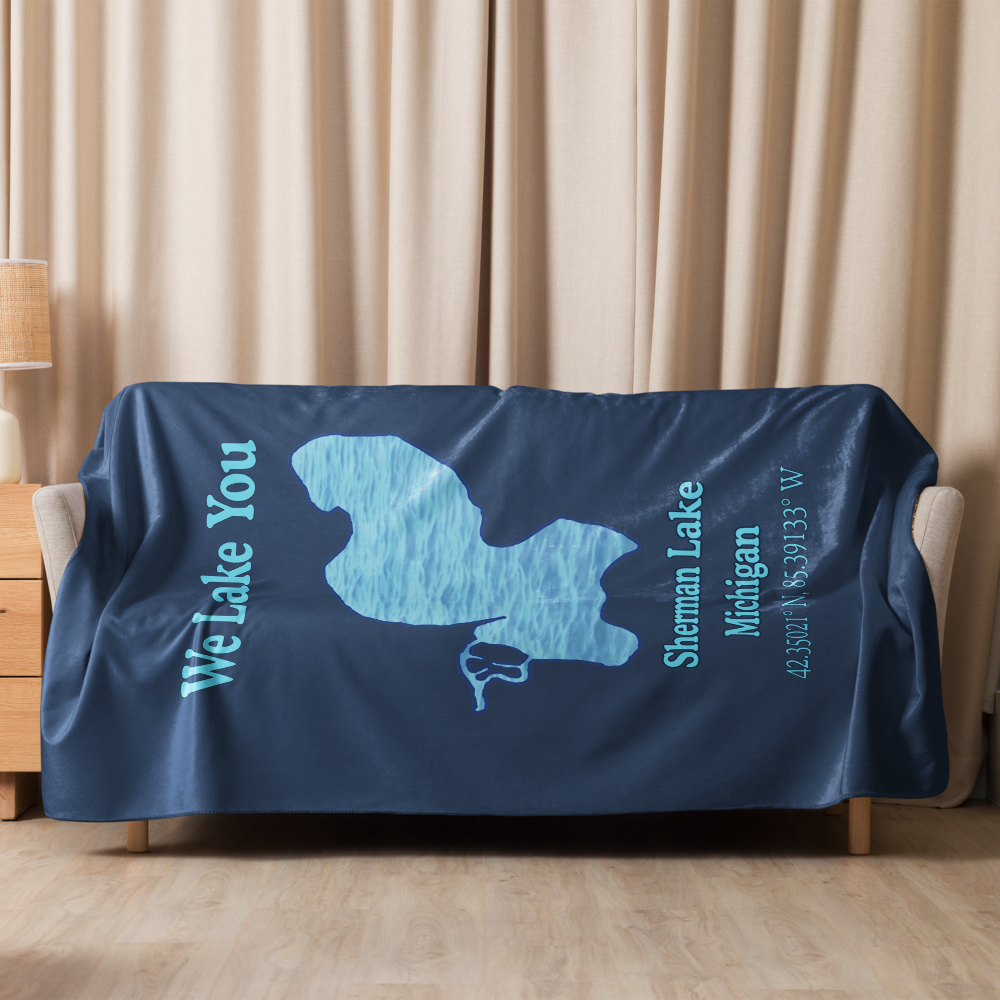 Sherman Lake Sherpa Blanket