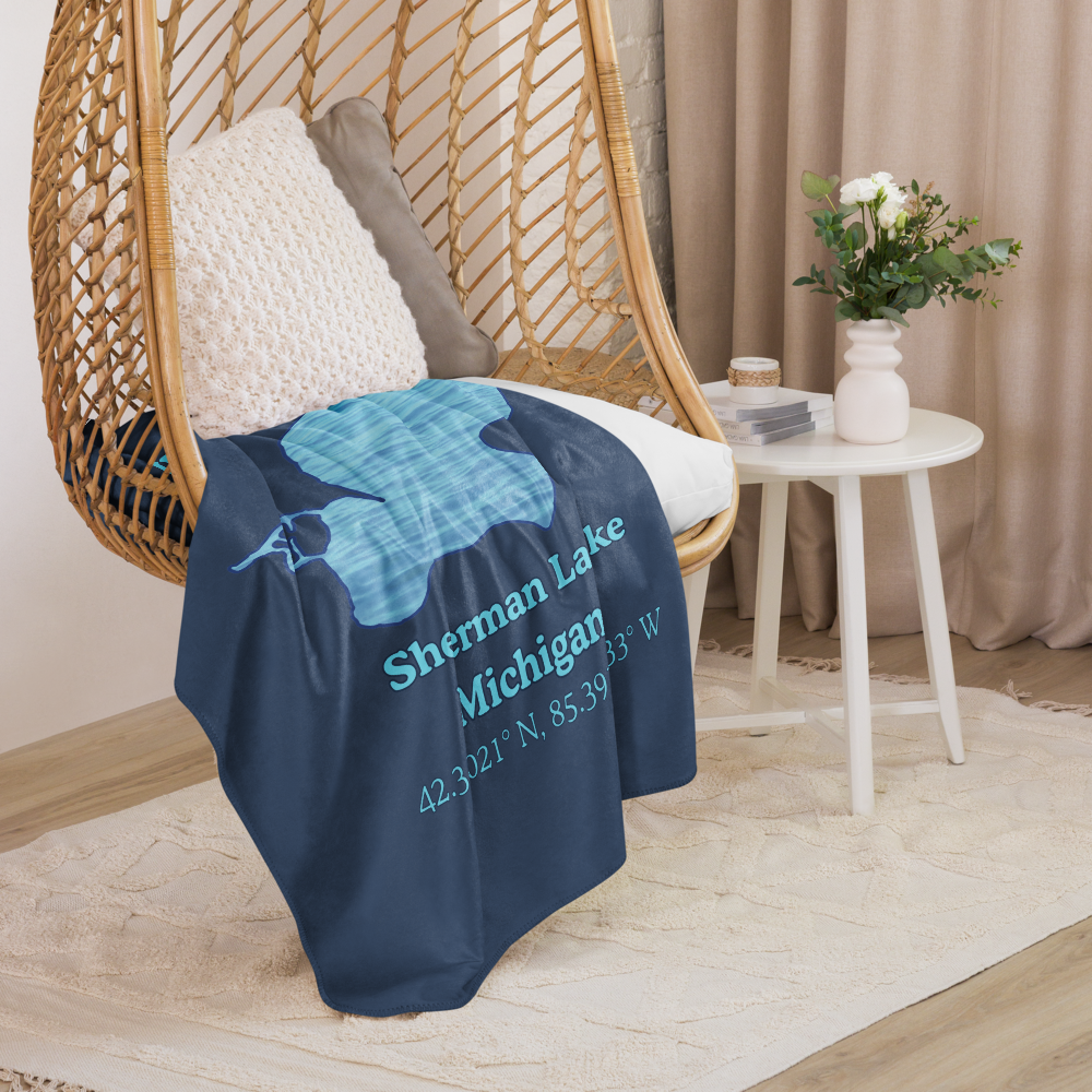 Sherman Lake Sherpa Blanket