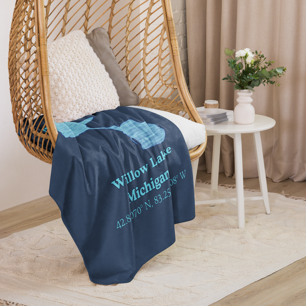 Willow Lake Sherpa Blanket