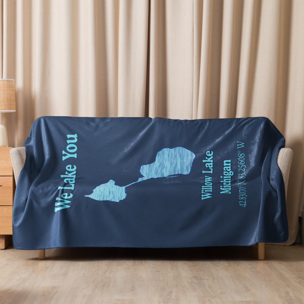 Willow Lake Sherpa Blanket