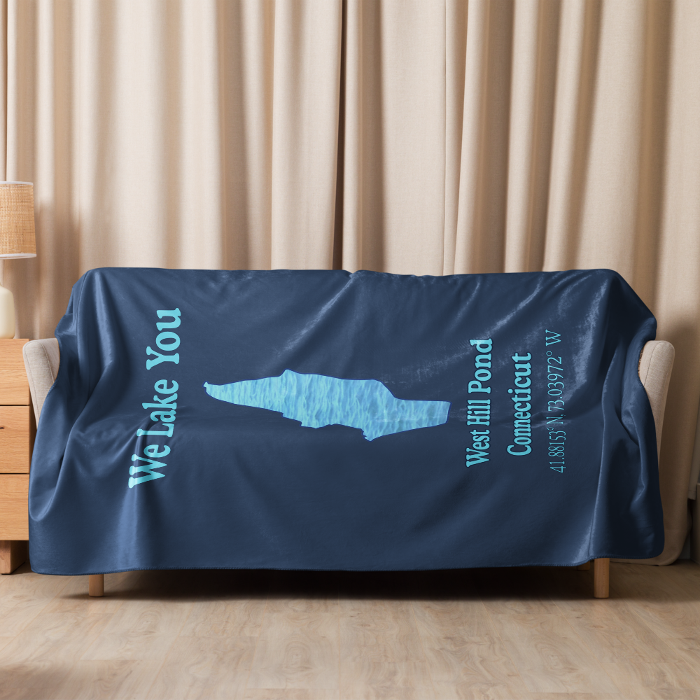 West Hill Pond Sherpa Blanket