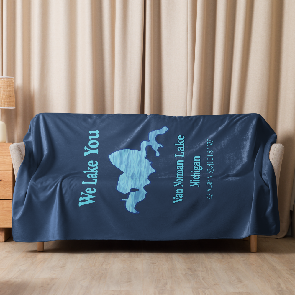 Van Norman Lake Sherpa Blanket