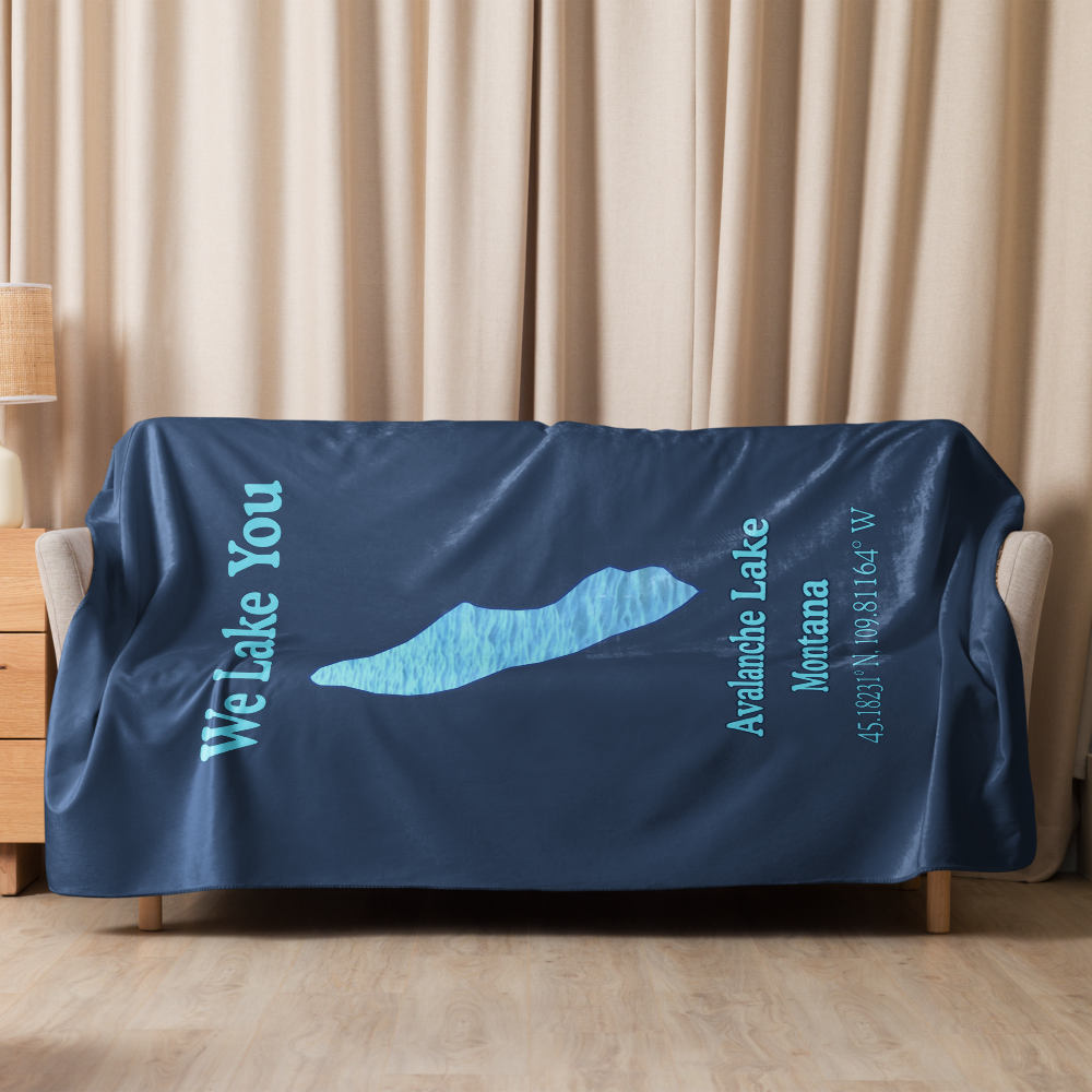 Avalanche Lake Sherpa Blanket