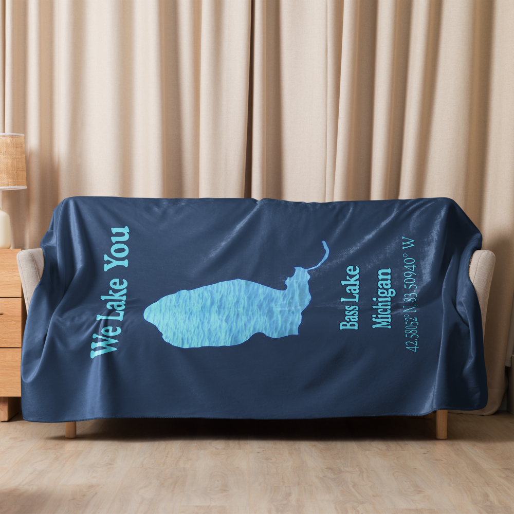 Bass Lake Sherpa Blanket