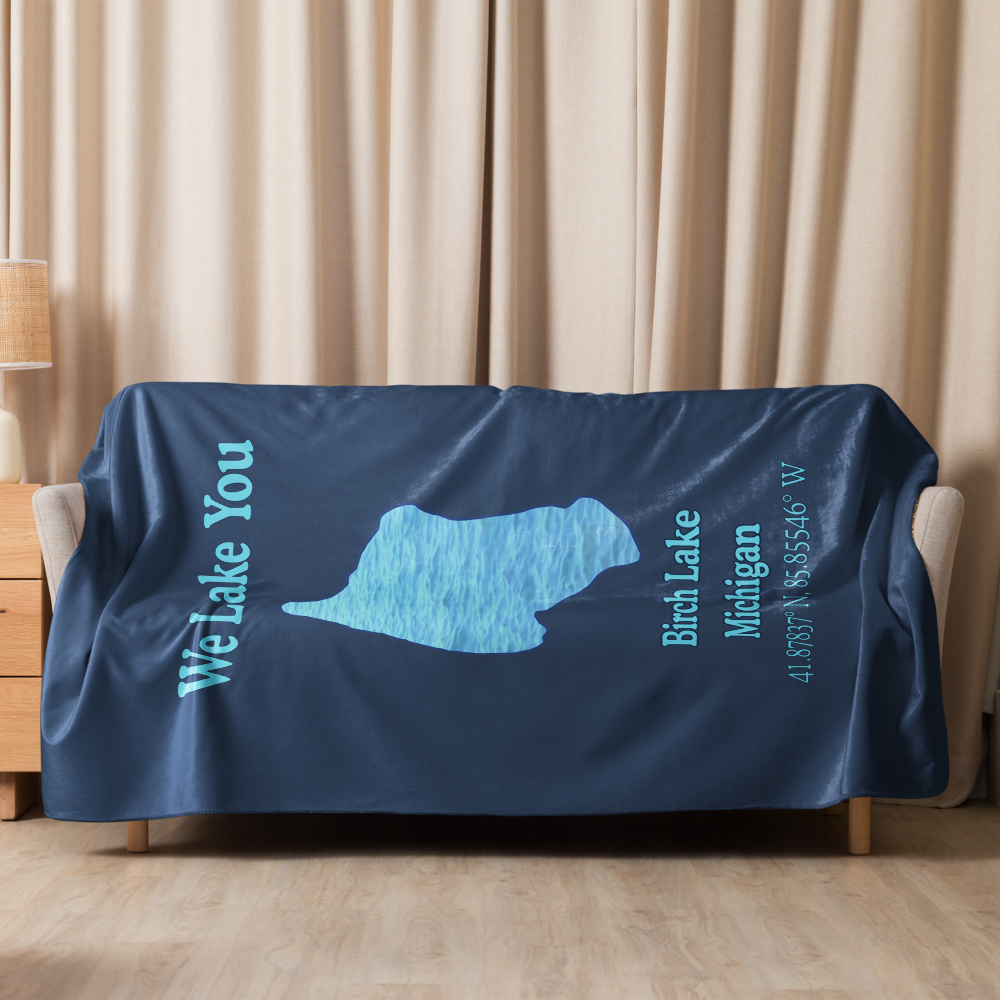 Birch Lake Sherpa Blanket