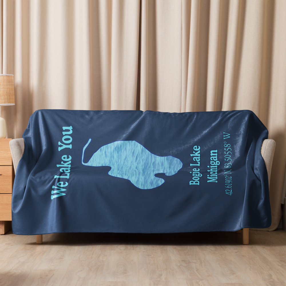Bogie Lake Sherpa Blanket