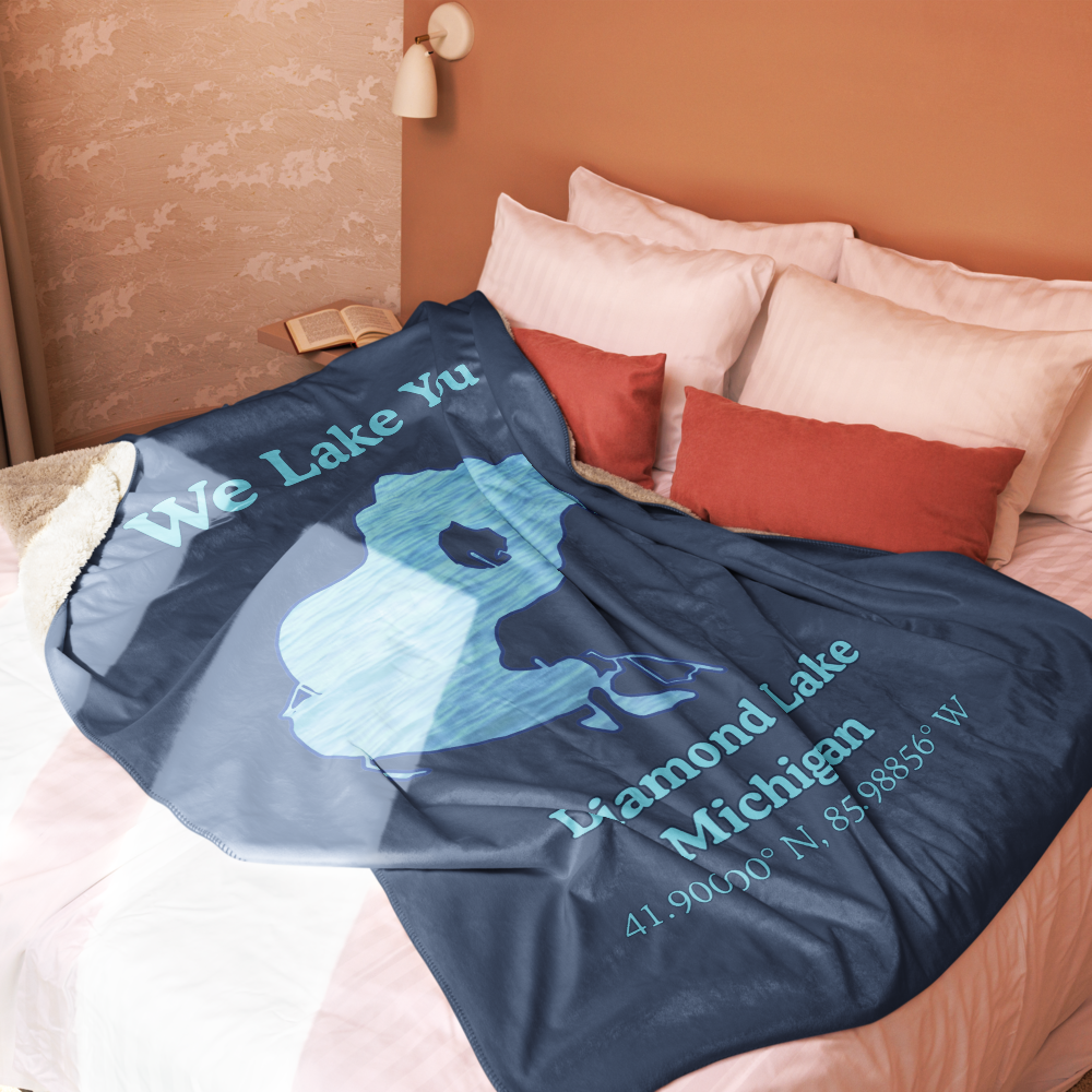Diamond Lake Sherpa Blanket