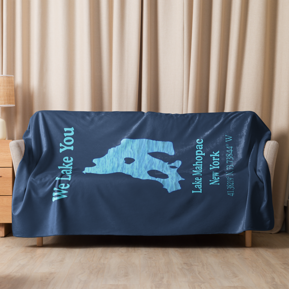 Lake Mahopac Sherpa Blanket