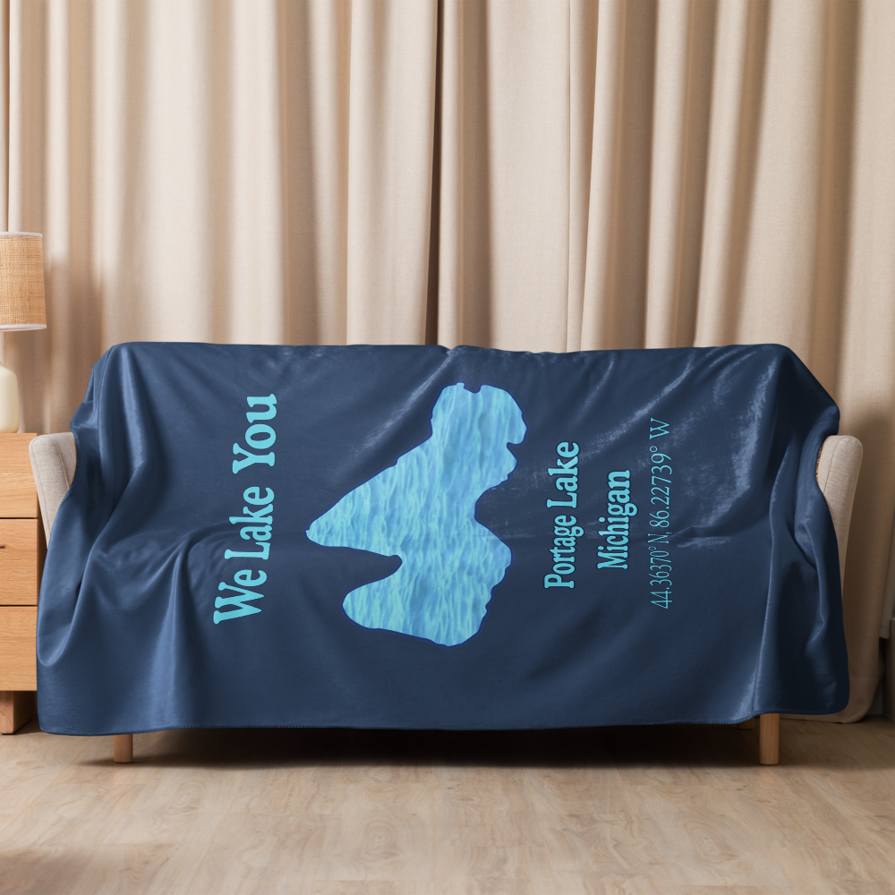 Portage Lake Sherpa Blanket