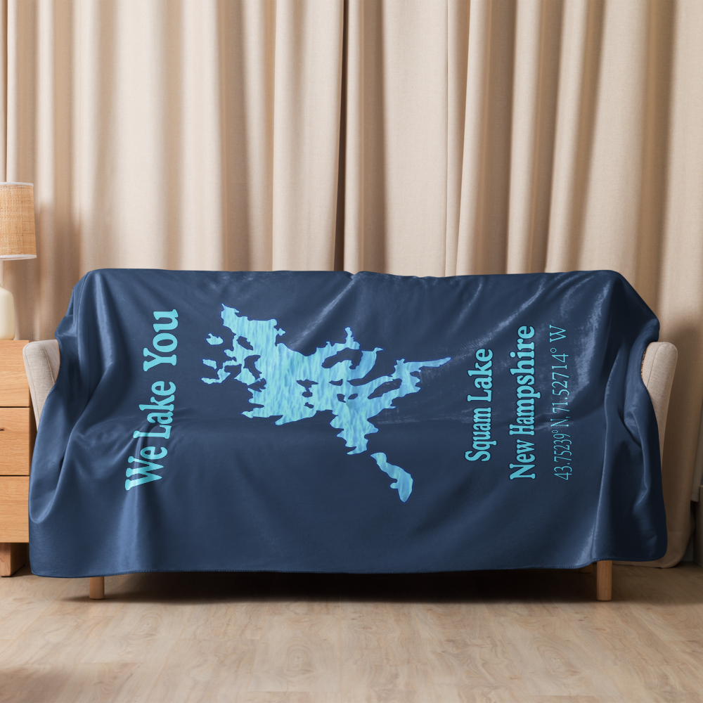 Squam Lake Sherpa Blanket