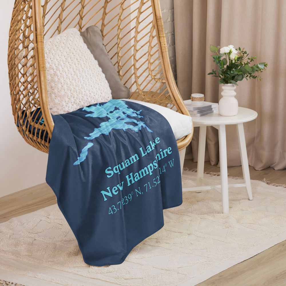 Squam Lake Sherpa Blanket