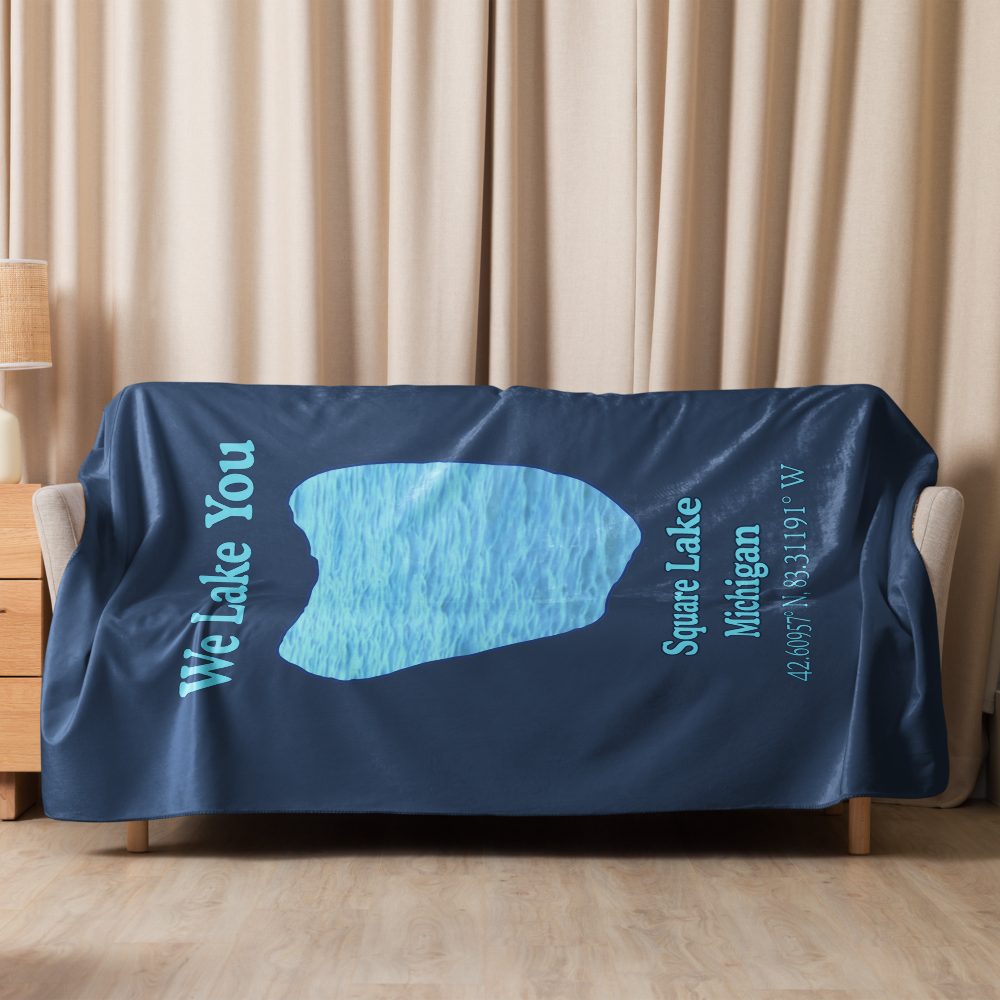 Square Lake Sherpa Blanket