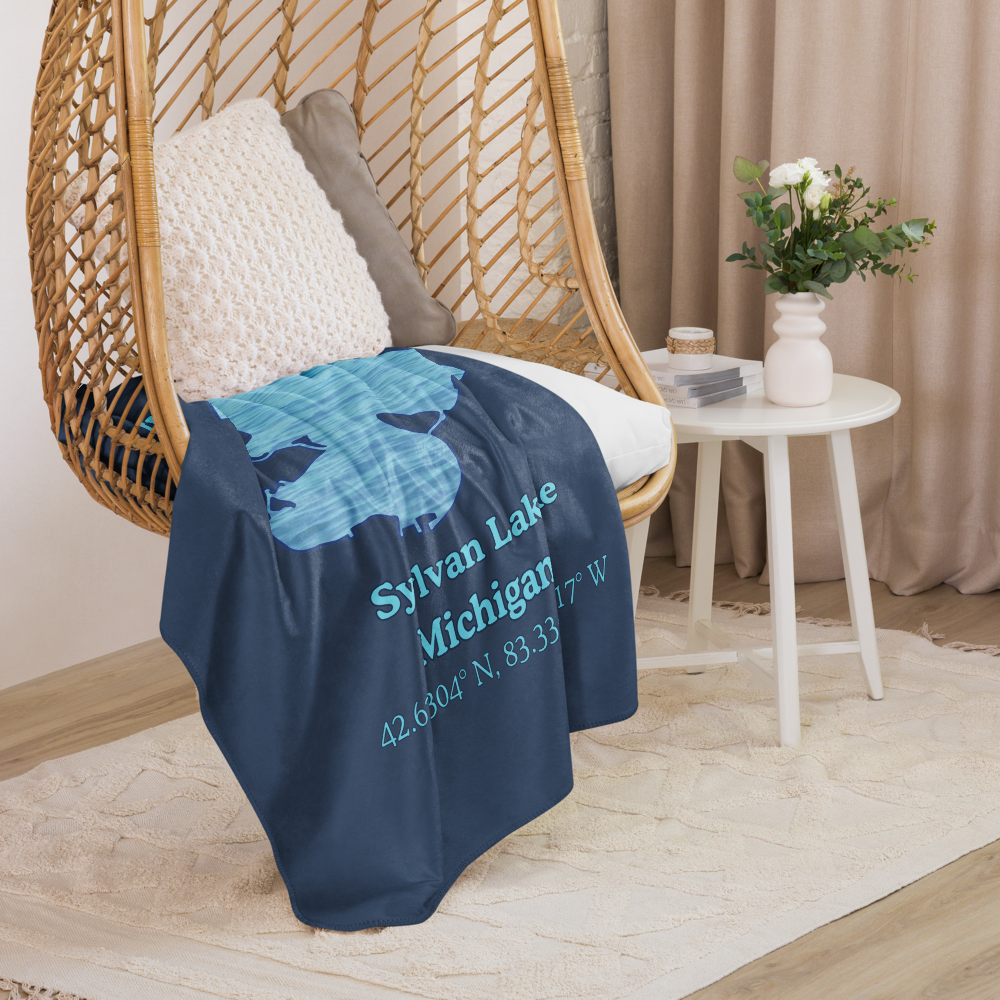 Sylvan Lake Sherpa Blanket