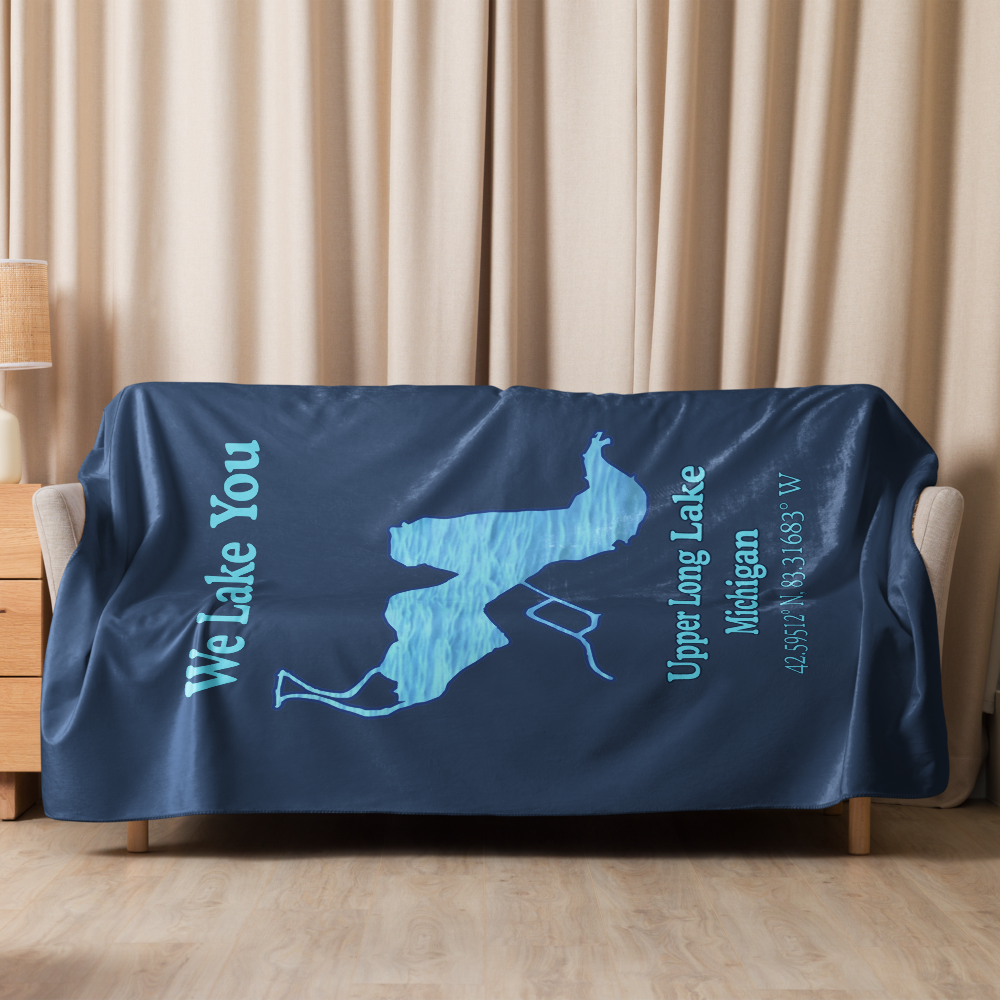Upper Long Lake Sherpa Blanket