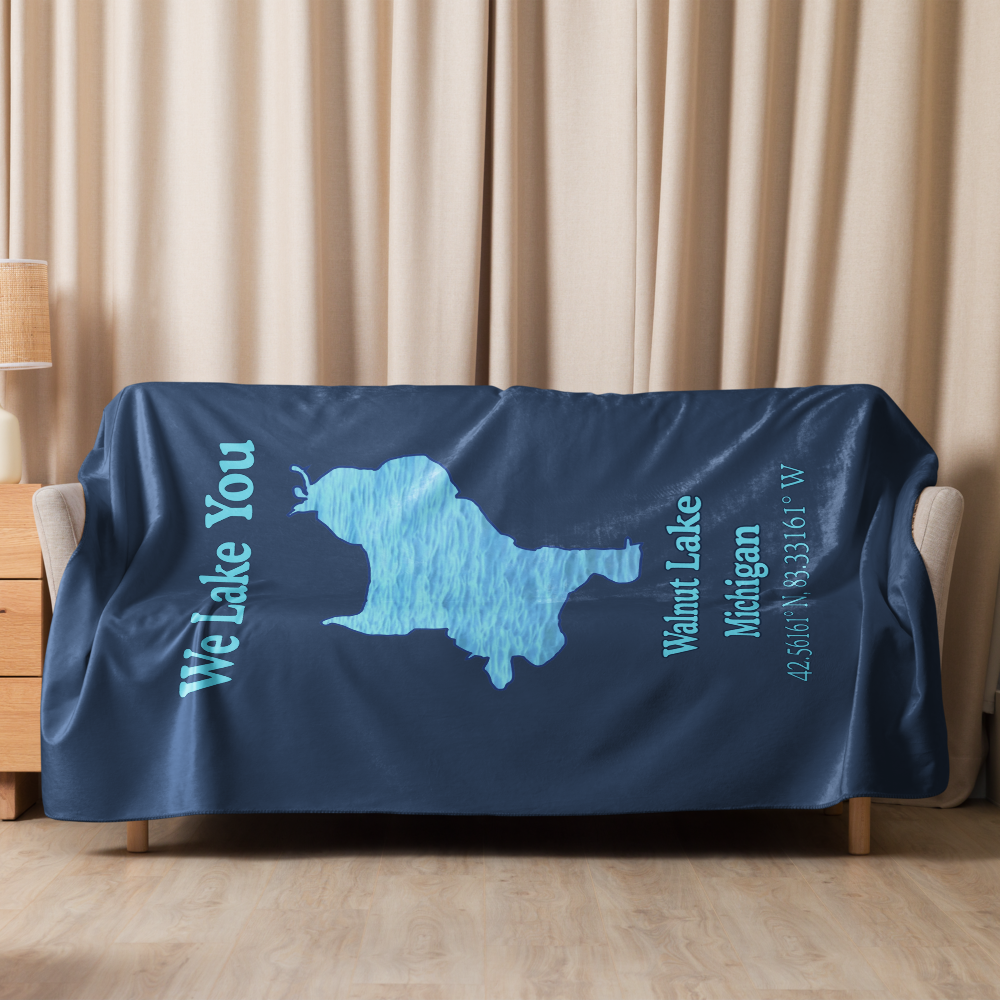 Walnut Lake Sherpa Blanket