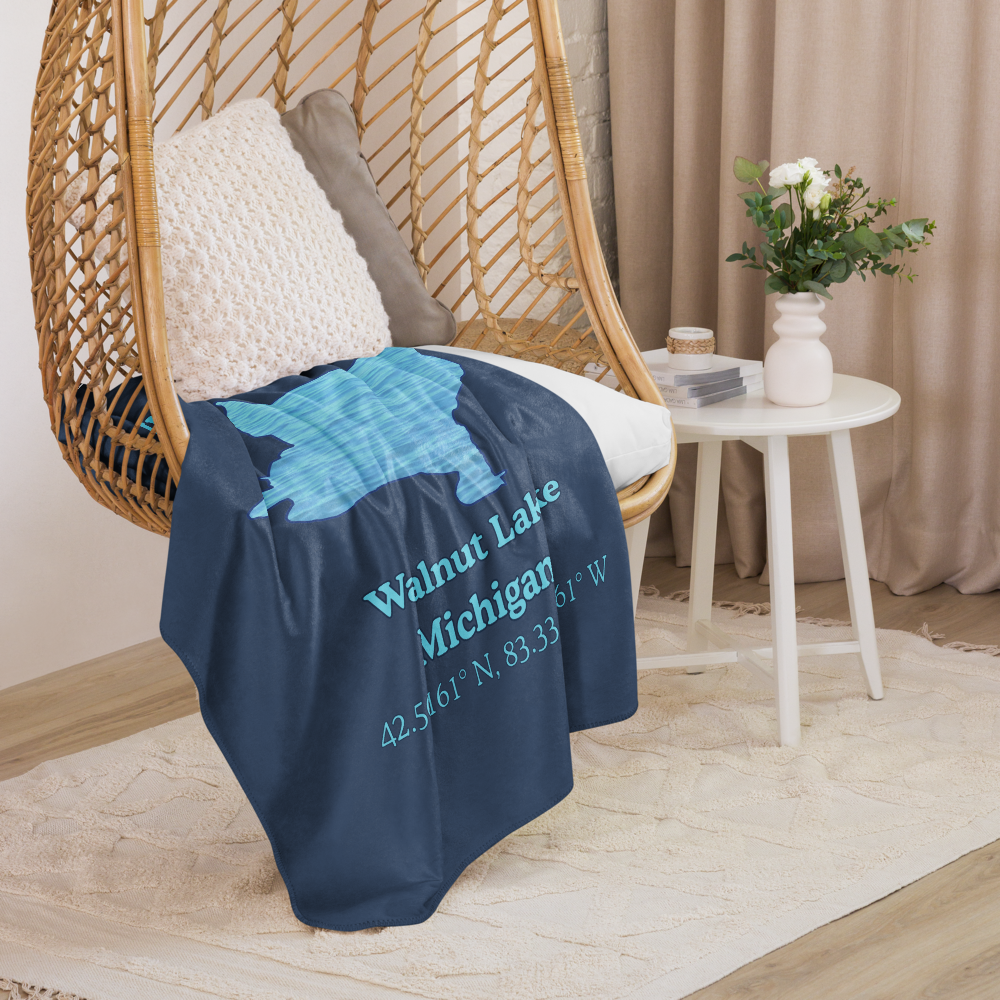 Walnut Lake Sherpa Blanket