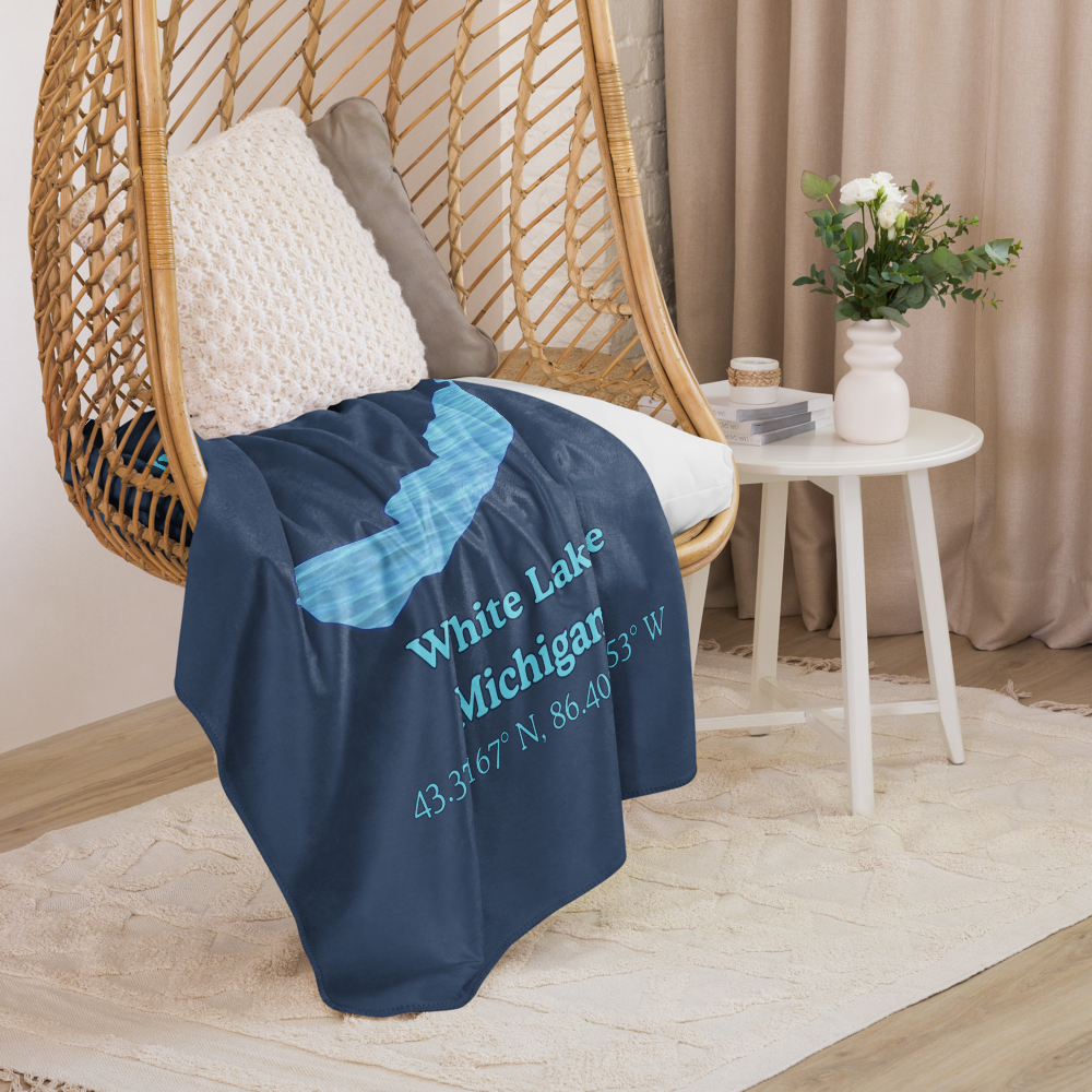 White Lake Sherpa Blanket