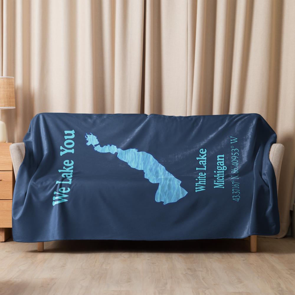 White Lake Sherpa Blanket