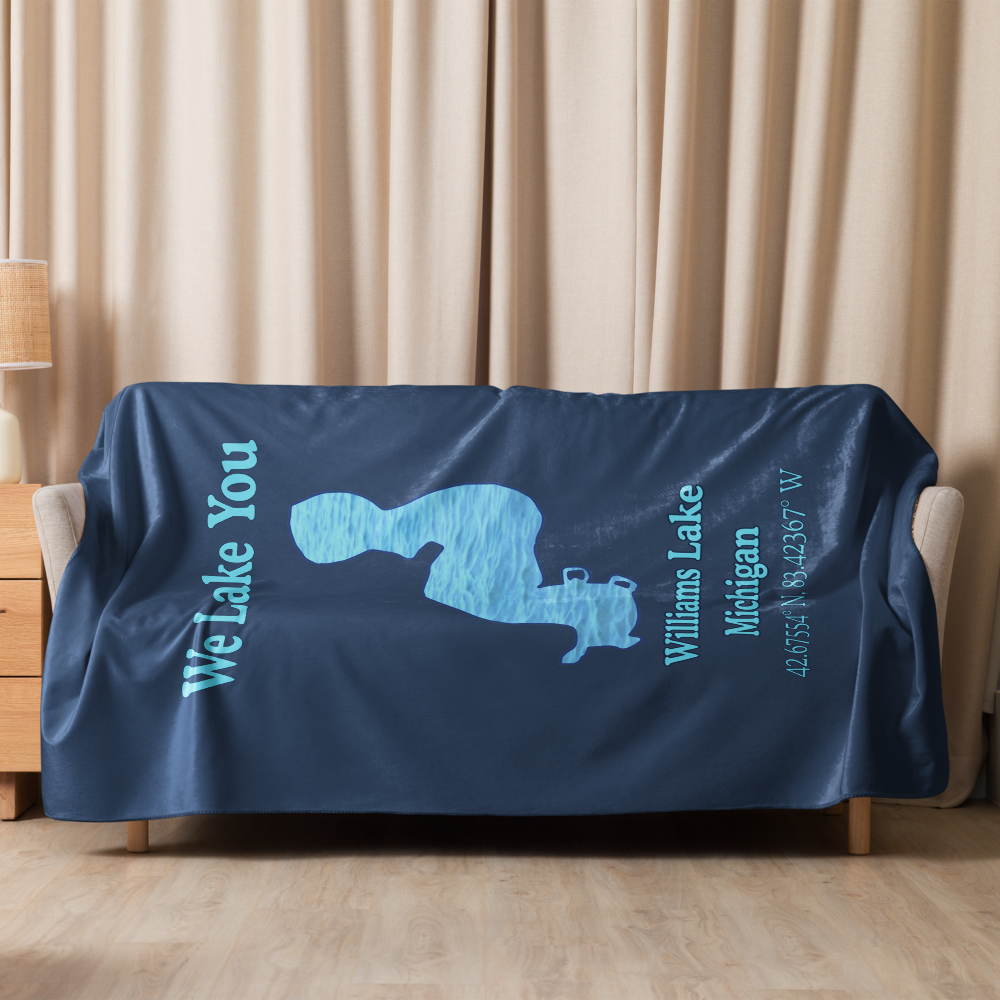 Williams Lake Sherpa Blanket