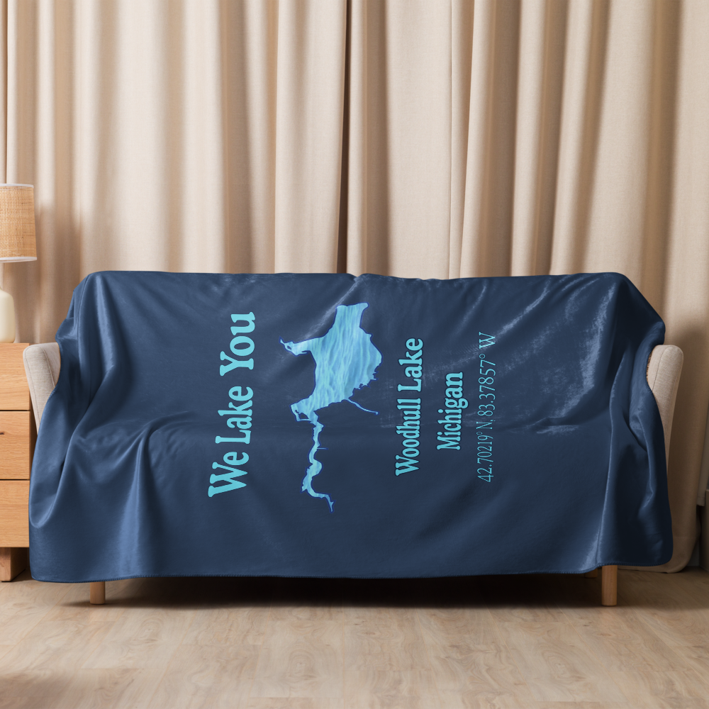 Woodhull Lake Sherpa Blanket