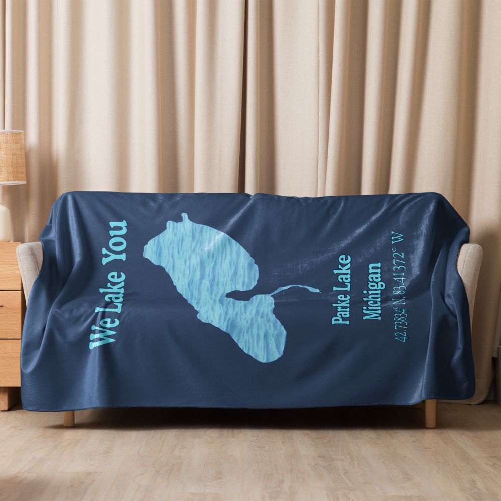 Parke Lake Sherpa Blanket
