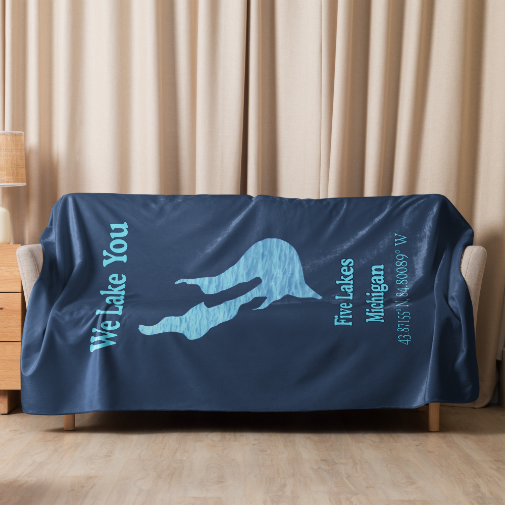 Five Lakes Sherpa Blanket