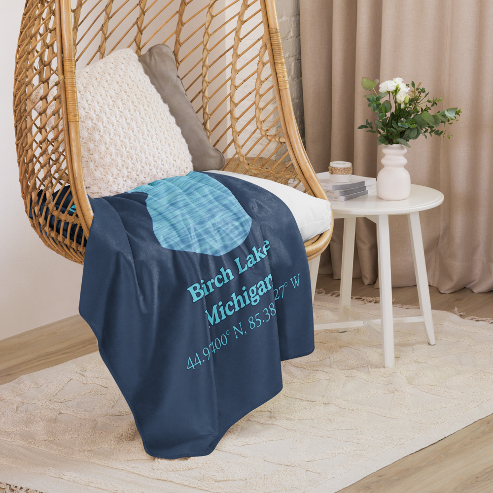 Birch Lake Sherpa Blanket