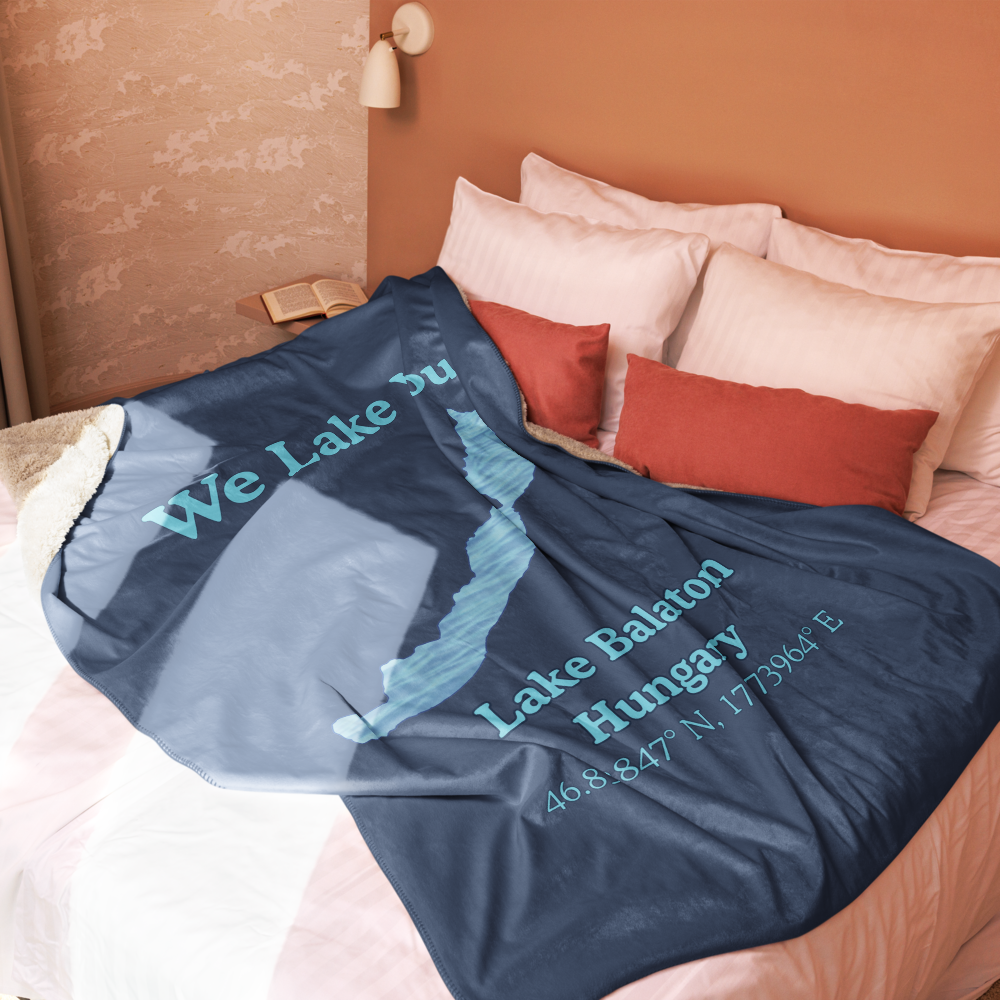 Lake Balaton Sherpa Blanket