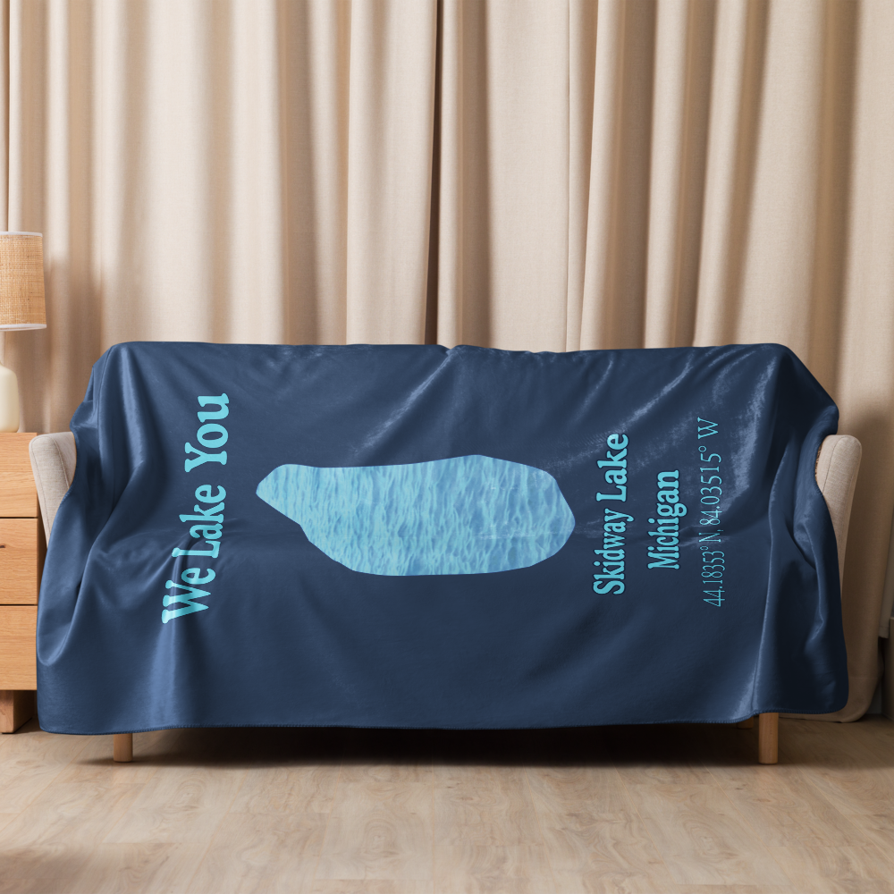 Skidway Lake Sherpa Blanket