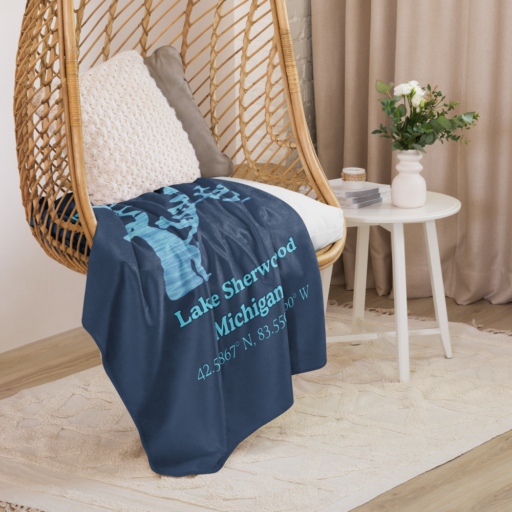 Lake Sherwood Sherpa blanket