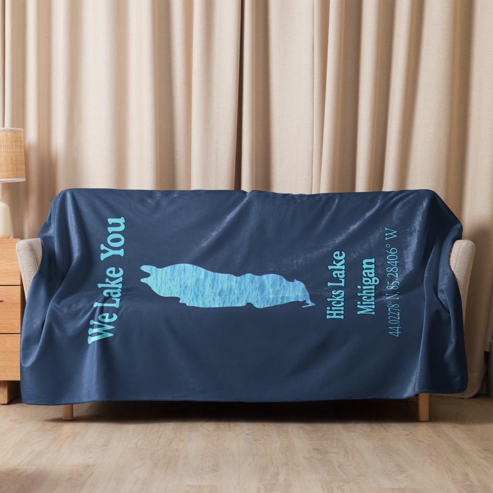 Hicks Lake Sherpa Blanket