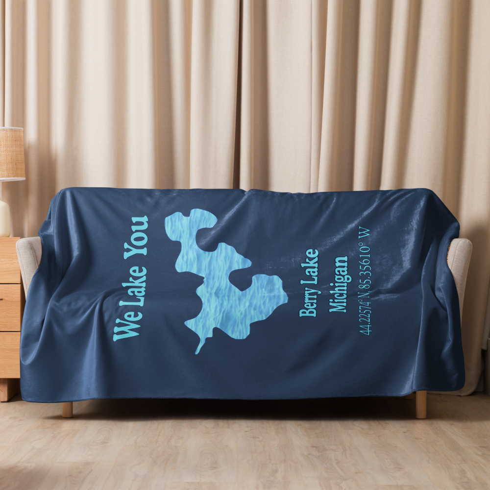 Berry Lake Sherpa Blanket