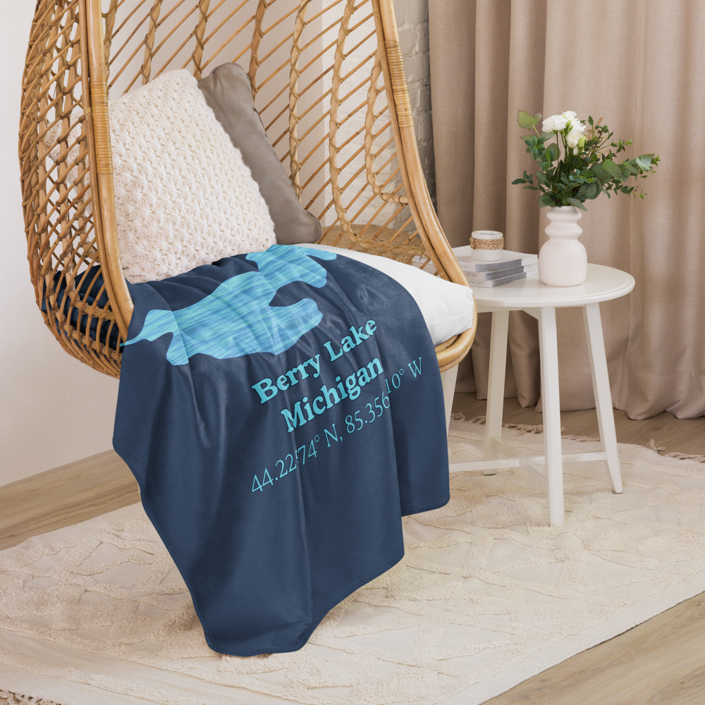 Berry Lake Sherpa Blanket
