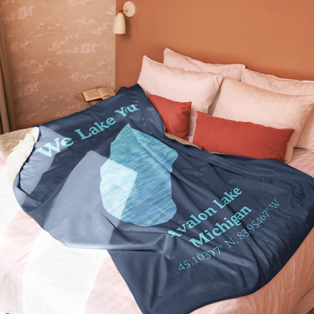 Avalon Lake Sherpa Blanket